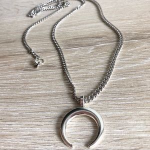 Crescent moon necklace